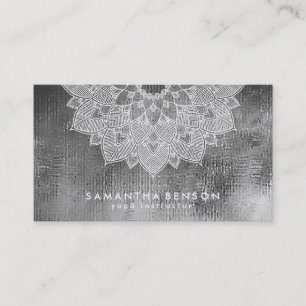 Elegante Lotus Bloem Logo Yoga Visitekaartje