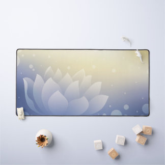 Elegante Lotus Bloom Desk Mat