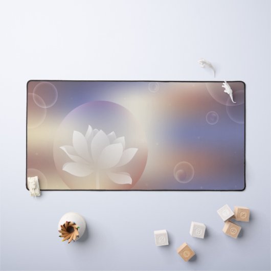 Elegante Lotus Bloom Desk Mat (Kindertafel)