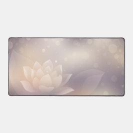 Elegante Lotus Bloom Desk Mat