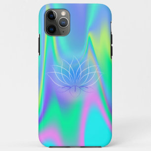 Elegante Lotus Holografisch iPhone 11 Pro Max Hoesje