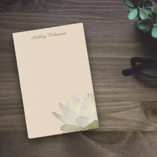 Elegante lotusbloem boho pastel aardse QR-code Post-it® Notes