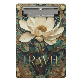 Elegante Lotusbloem Mini Klembord