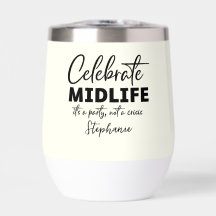 Élégante lunettes de fête de la mi-vie 50e anniver