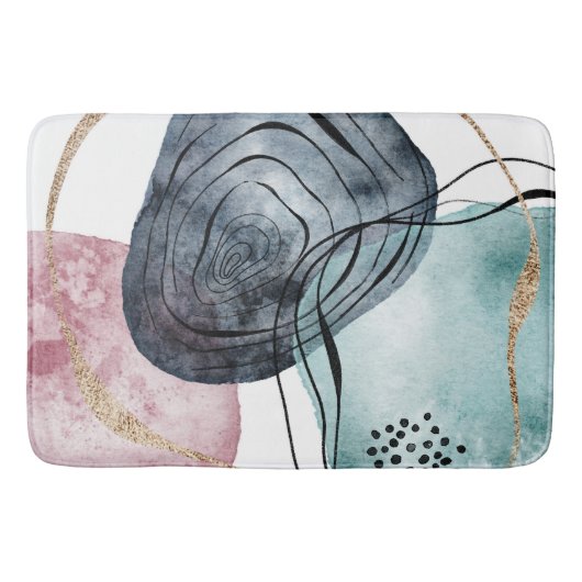Elegante luxe abstract boho badmat (Voorkant)