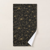Elegante Luxe Bloemloze Naadloze Bad Handdoek (Handdoek)