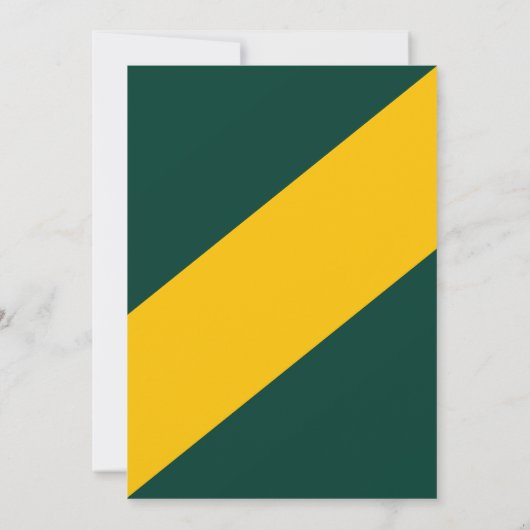 Elegante luxe groen en goud chique 40e verjaardag kaart (Achterkant)