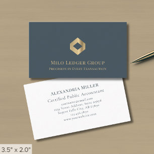 Elegante luxe Logo Visitekaartje