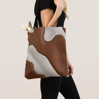 Elegante luxe namaak koeienleer moderne collectie draagtas