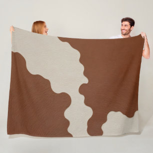Elegante luxe nepkunstenleer populaire collectie fleece deken