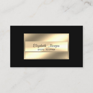 Elegante luxe stijlvol, zwart, frame visitekaartje