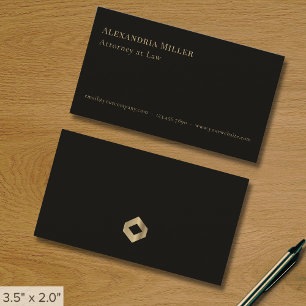 Elegante luxe visitekaartje
