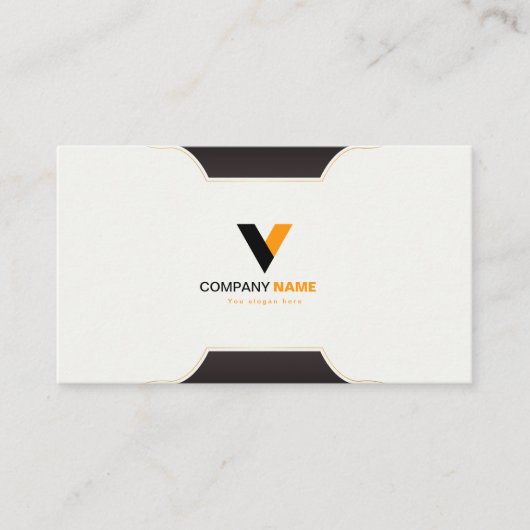 Elegante luxe visitekaartje (Voorkant)