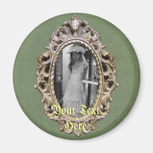 Elegante magneet met één Lijst (Voorkant)