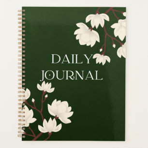 Elegante Magnolia Botanische "Dagelijkse Agenda" Planner