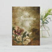 Elegante Magnolia Bruids Douche Uitnodiging (Staand voorkant)