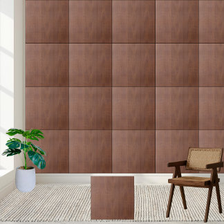 Elegante Mahogany houtnerf - Bruin Houten Tegeltje