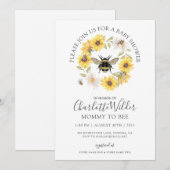 Élégante Maman À Être Baby shower Invitation (Devant / Derrière)