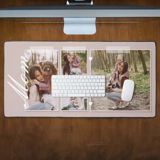 Élégante Maman Script Snapshot Fête des Mères Phot