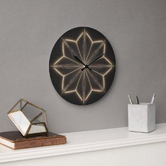 Elegante mandala ontwerp wandklok  grote klok