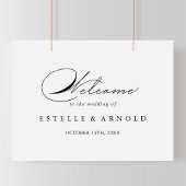Élégante Mariage de calligraphie moderne Affiche d