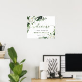 Elégante Mariage de l'orchidée blanche Affiche de  (Bureau à domicile)