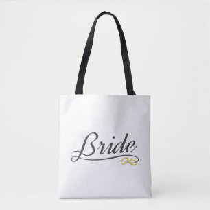 Élégante Mariée Calligraphie de mariage Sac four