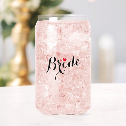 Élégante mariée chic Red Heart Mariage Bachelorett