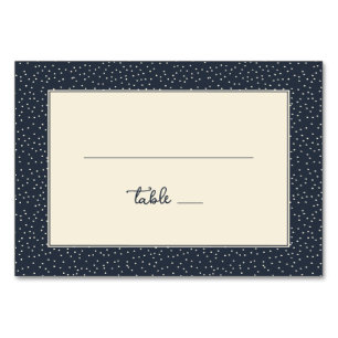 Elegante marine gestippelde minimalistische kaart