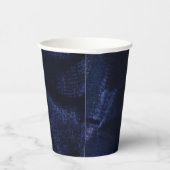 Elegante marineblauwe feestbeker papieren bekers (Rechts)