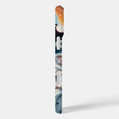 Elegante marmeren Abstracte kunst Case-Mate iPhone Case (Achterkant / Rechts)