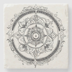 Elegante marmeren Design: tijdloze schoonheid voor Stenen Onderzetter