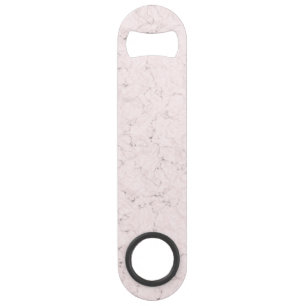 Elegante Marmeren Patroon Blush Pink Fles Opener Speed Flessenopener