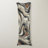 Elegante  marmeren werveling lichaamskussen (Voorkant Verticaal)