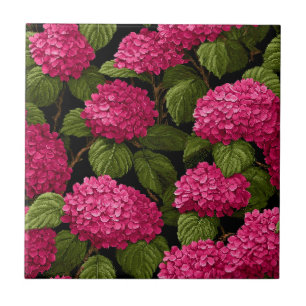 Elegante Marokkaanse hortensia Tegels voor Living Tegeltje