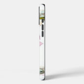 Elegante Martini Monogram Case-Mate iPhone Case (Achterkant / Links)