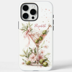 Elegante Martini Monogram iPhone 16 Pro Max Hoesje