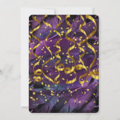 Élégante Masquerade Ball Invitation (Dos)