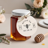 Elegante 'Meant to Bee' honing bruiloft cadeau Rubberstempel