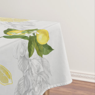 Elegante mediterrane citroen zomer tafelkleed