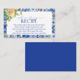 Elegante mediterriene citroen breng alstublieft ee informatiekaartje