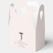 elegante melk roze Dank u Bedankdoosjes (Geopend)