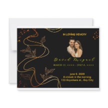 Elegante Memorial Keepsake - Minimalistische liefd