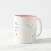 Élégante Mère de la mariée Mug à deux tons (Devant droit)