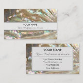 Élégante mère de Pearl carte de visite (Devant / Derrière)