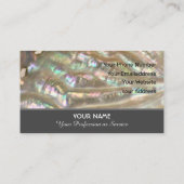 Élégante mère de Pearl carte de visite (Dos)