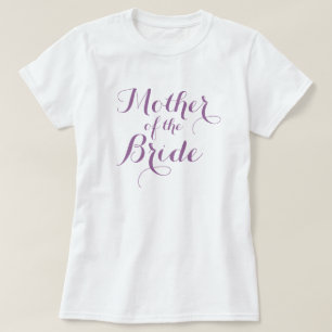 Élégante mère des t-shirts de la mariée   Lavande