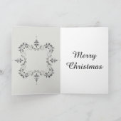 Élégante Merveilleuse carte de Noël petite-fille (Intérieur)