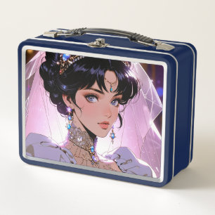 Elegante metalen lunchbox
