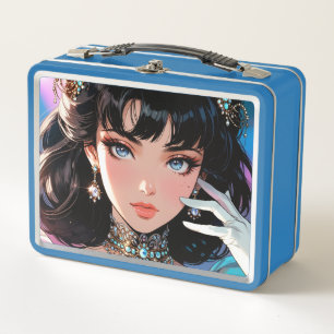 Elegante metalen lunchbox